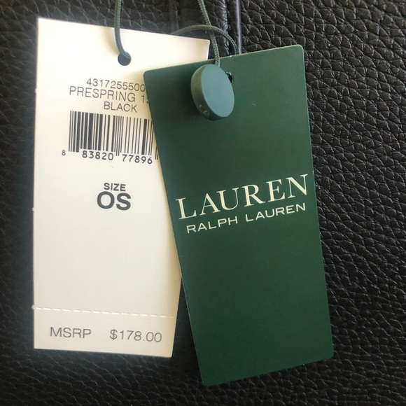 Black Lauren Ralph Lauren leather purse - Picture 7 of 7